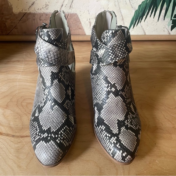 Fergalicious Snakeskin Ankle Boots - Picture 2 of 10